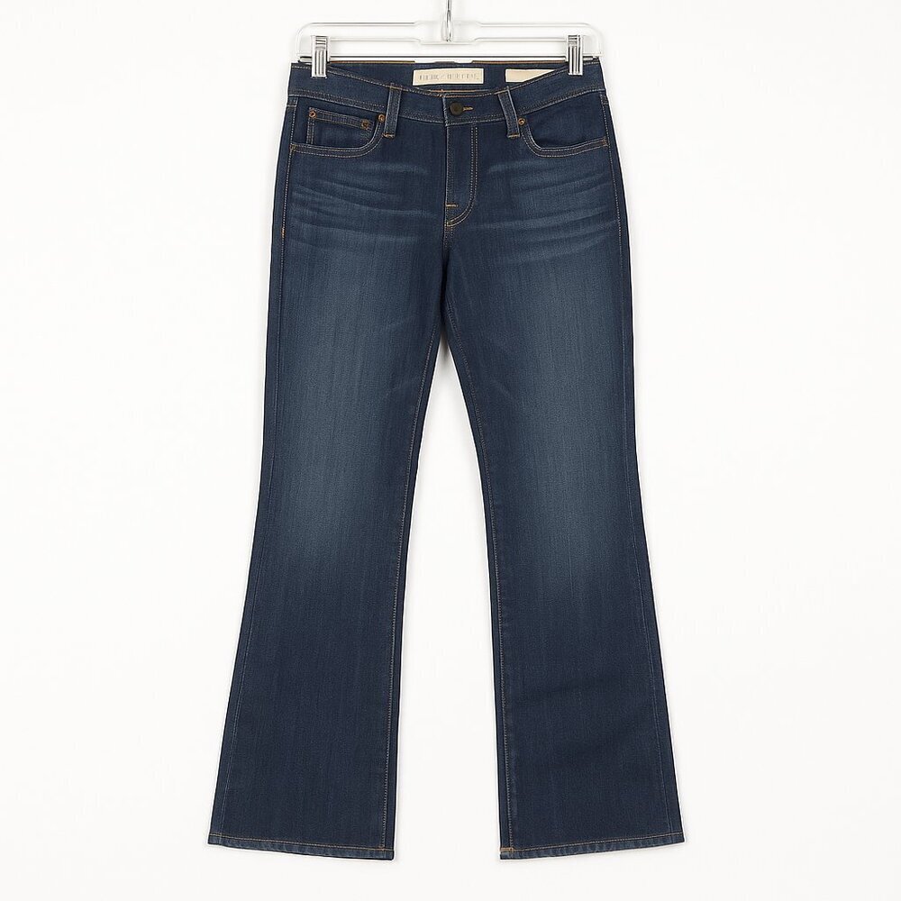 New York & Company Premium Flare Jeans 4/27 – Dark Indigo Flared Denim Boho Chic